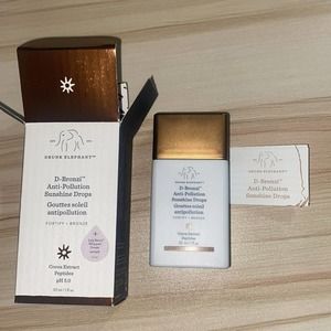 BRAND NEW Drunk Elephant D-Bronzi Anti-Pollution Sunshine Drops - 1oz.